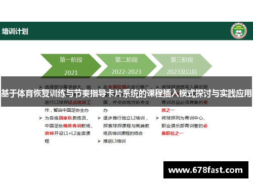 基于体育恢复训练与节奏指导卡片系统的课程插入模式探讨与实践应用